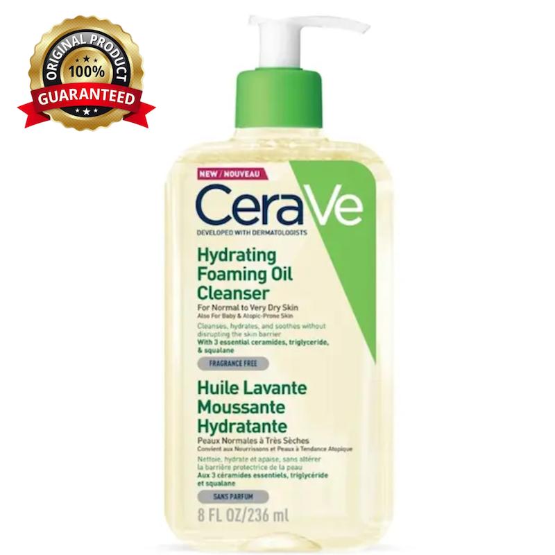 فوم شستشو روغنی سراوی Cerave پوست نرمال تا خیلی خشک حجم 236 میل