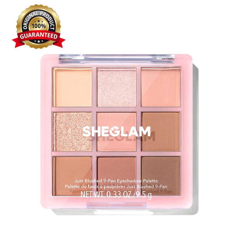 پالت سایه 9 رنگ SHEGLAM شیگلم مدل Just Blushed Eyeshadow Palette
