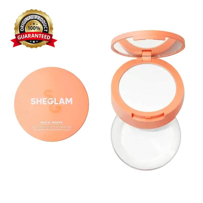 پودر تثبیت‌کننده آرایش SHEGLAM شیگلم مدل Translucent بی‌رنگ