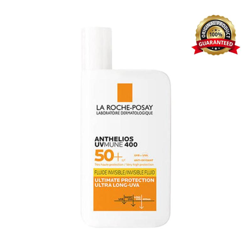 فلوئید ضدآفتاب بی‌رنگ La Roche-Posay لاروش پوزای مدل Anthelios SPF50+ حجم 50 میل
