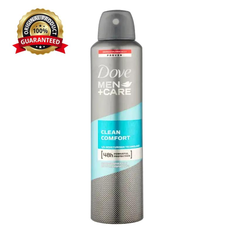 اسپری ضدتعریق 48 ساعته داو Dove مدل مردانه Clean Comfort حجم 250 