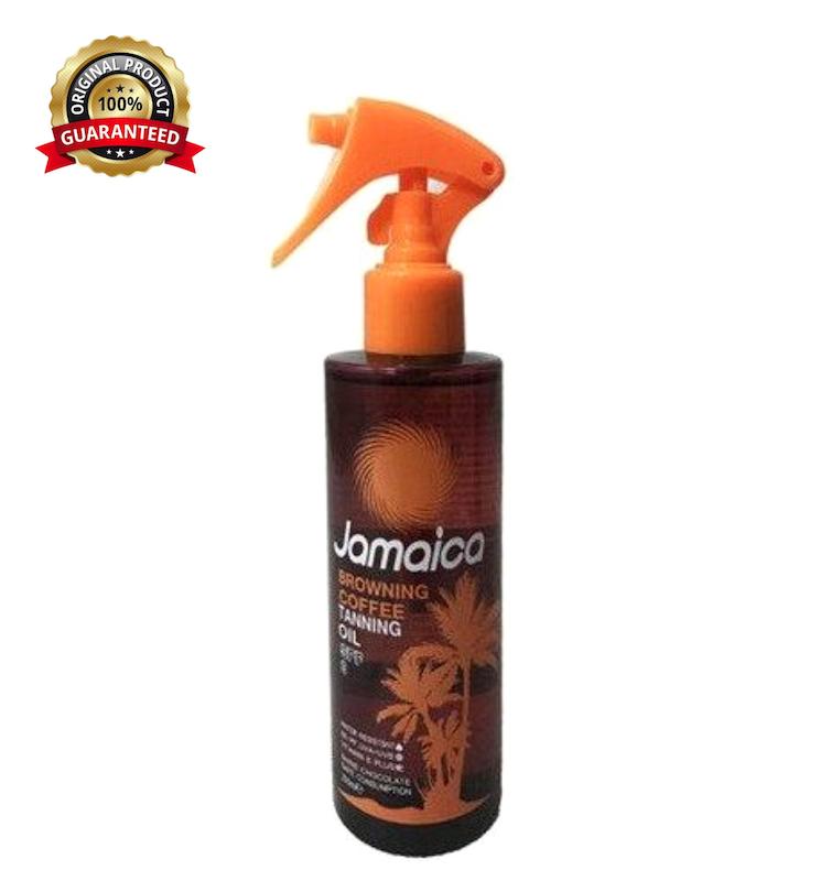 اسپری روغن آفتاب برنزه کننده جاماییکا مدل browning coffee حجم 200میل