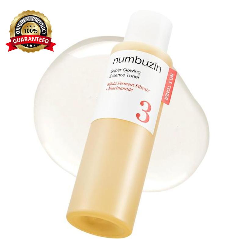تونر درخشان کننده و آبرسان نامبوزین مدل بیفیدا numbuzin N3 Super Glowing Essence Toner