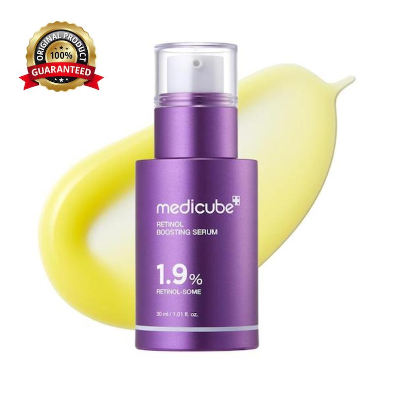 سرم تقویت کننده رتینول و NMV مدی کیوب ضد چروک و جوانساز پوست | Medicube Retinol NMN Boosting Serum حجم 30 میل