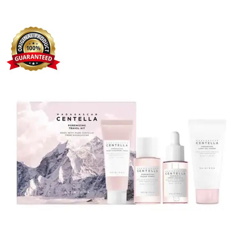 پک مسافرتی روتین جمع‌کننده منافذ سنتلا SKIN1004 مدل Poremizing مناسب پوست چرب و مختلط