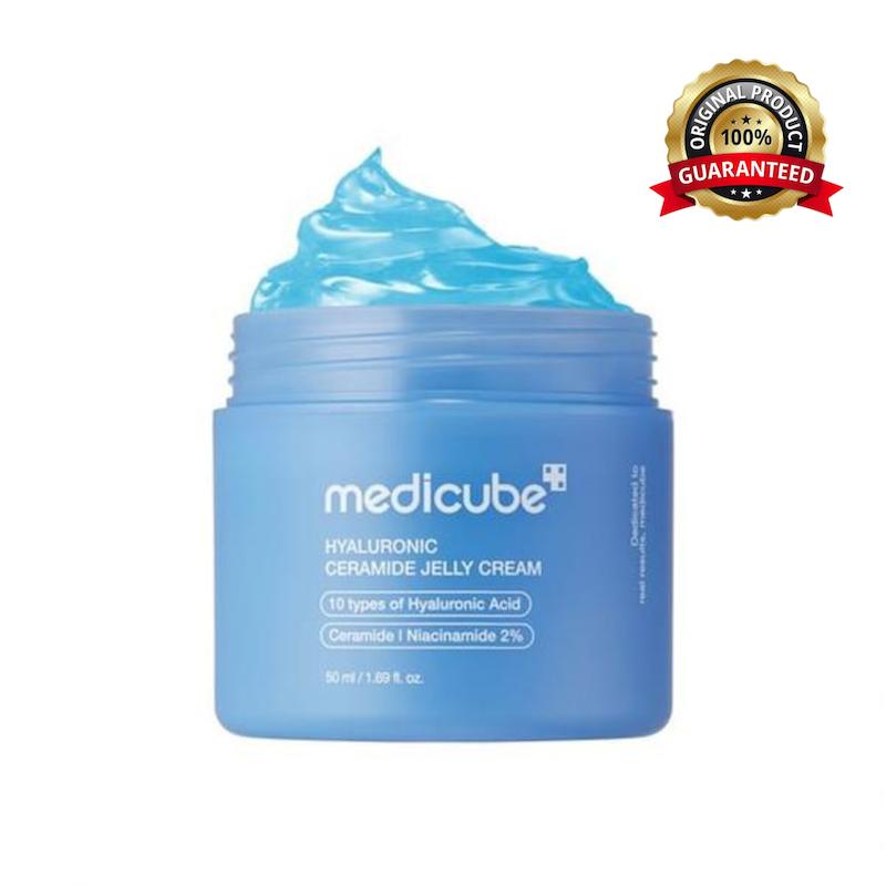 ژل کرم آبرسان Medicube (مدی کیوب) حاوی هیالورونیک اسید و سراماید مرطوب‌کننده قوی و تقویت‌کننده سد دفاعی پوست حجم 50 میل