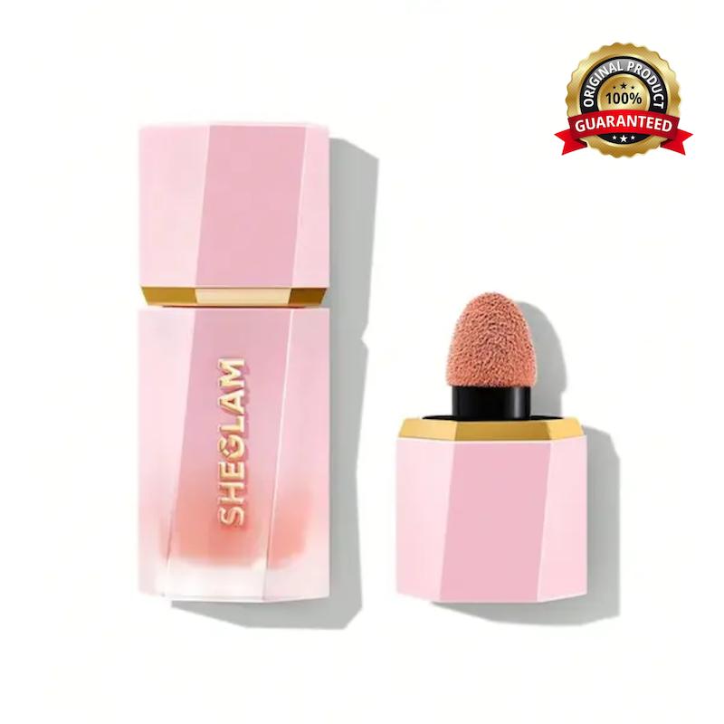 رژگونه مایع شیگلم (SHEGLAM) مدل Color Bloom رنگ Risky Business بافت سبک و ماندگاری بالا