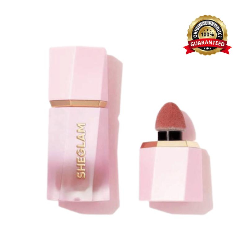رژگونه مایع شیگلم (SHEGLAM) مدل Color Bloom رنگ Rose Ritual مناسب آرایش روزانه با جلوه طبیعی