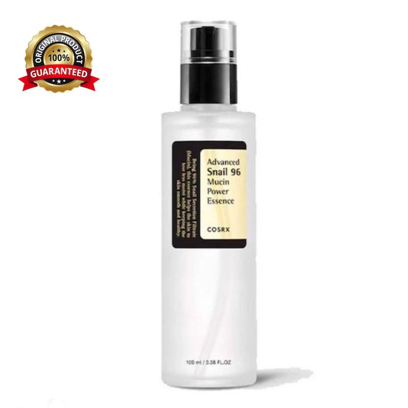 اسنس ترمیم‌کننده و آبرسان حلزون COSRX کوزارکس مدل Advanced Snail 96 Mucin Power Essence حاوی 96٪ موسین حلزون برای بازسازی و تقویت پوست حجم 100 میل