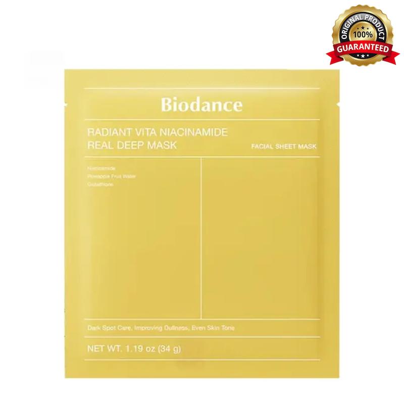 ماسک ورقه‌ای Biodance بایودنس Niacinamide روشن‌کننده و یکدست‌کننده پوست
