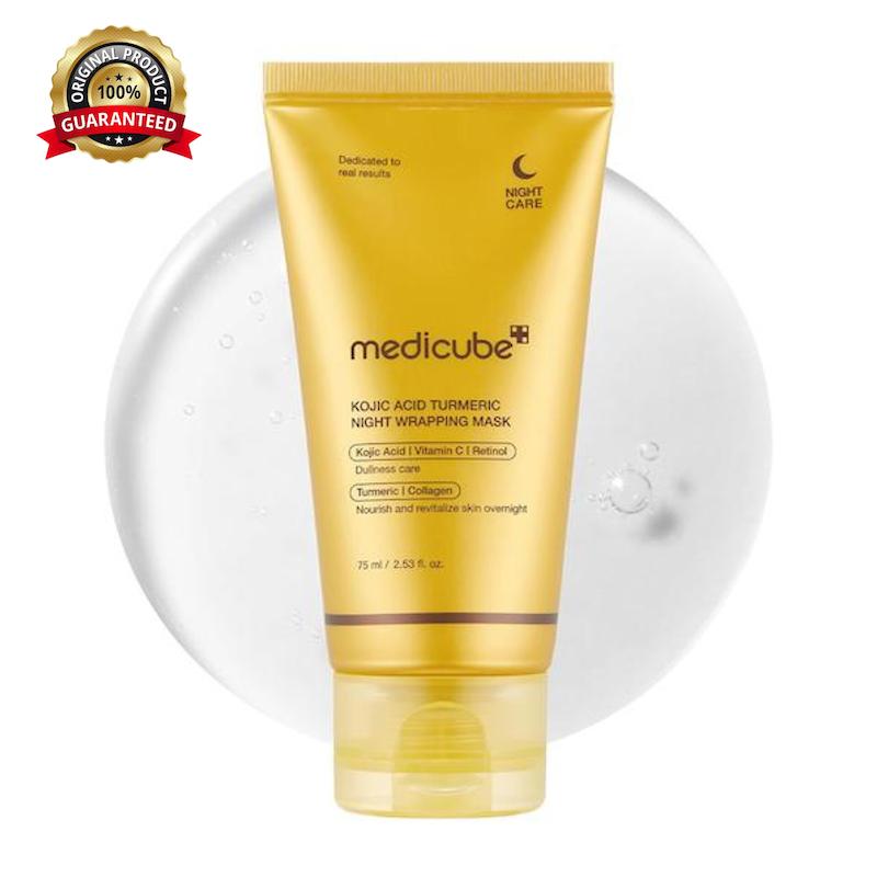 ماسک شب Medicube مدی کیوب Kojic Acid + Turmeric روشن‌کننده و ضد لک پوست 75 میل
