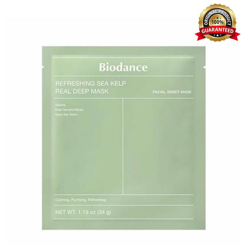 ماسک ورقه‌ای Biodance بایودنس Sea Kelp تسکین‌دهنده و کنترل چربی پوست