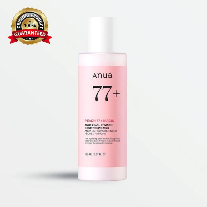 شیر نرم‌کننده و آبرسان آنوا مدل Peach 77 Niacin (ANUA Peach 77 Niacin Conditioning Milk)
