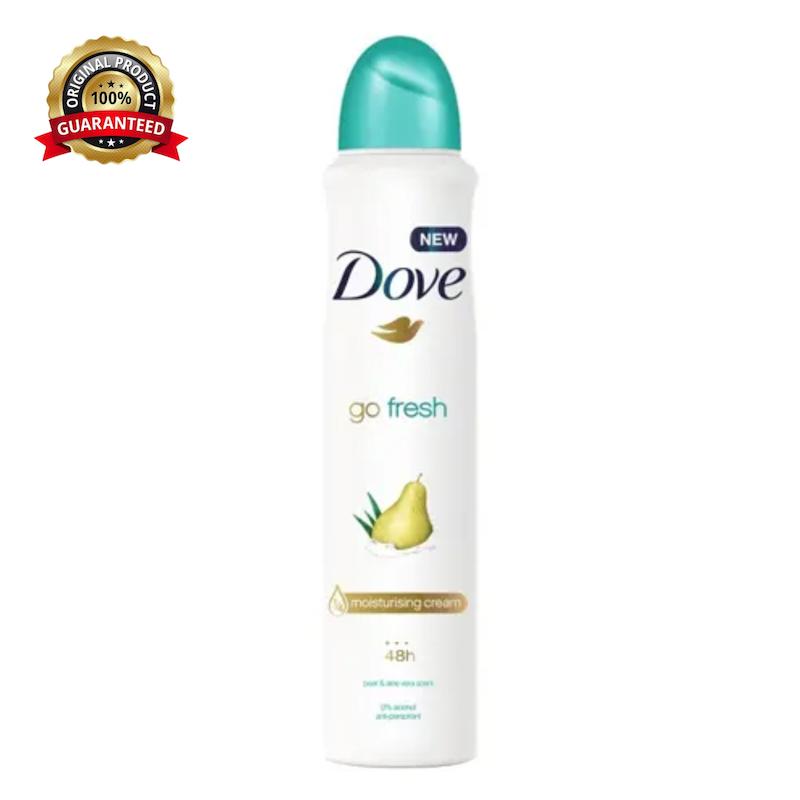 اسپری ضدتعریق Dove داو مدل Go Fresh با رایحه گلابی حجم 250 میل (اصل) مناسب خوشبوکنندگی و محافظت روزانه