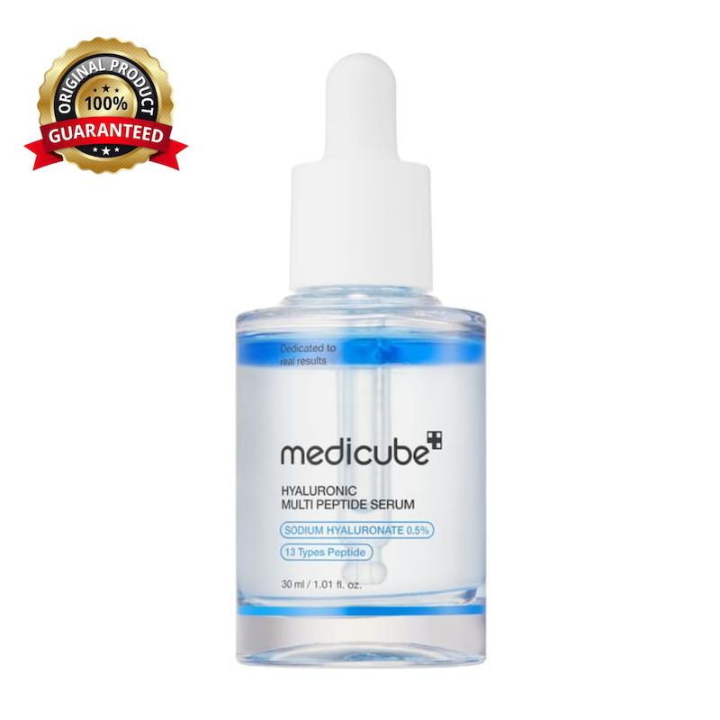 سرم آبرسان و جوانساز Medicube مدی کیوب حاوی هیالورونیک اسید و مولتی پپتاید مناسب تقویت، آبرسانی و بهبود شادابی پوست حجم 30 میل