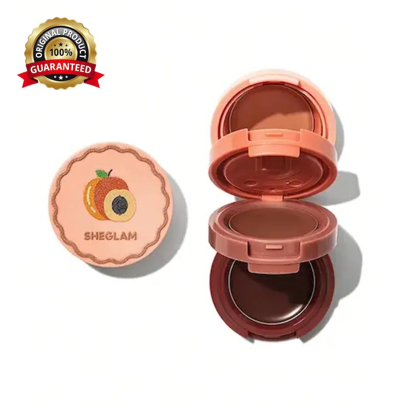 رژ لب و رژ گونه کرمی سه طبقه شیگلم رنگ Apricot Dream