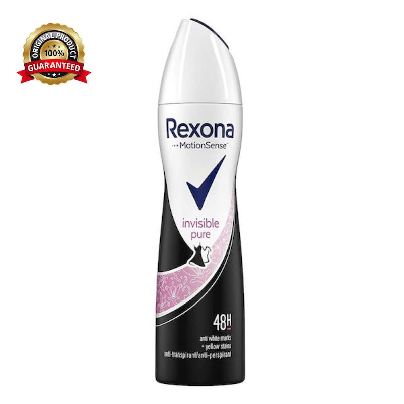 اسپری ضدتعریق زنانه رکسونا Rexona مدل Invisible Pure حجم 200 میل