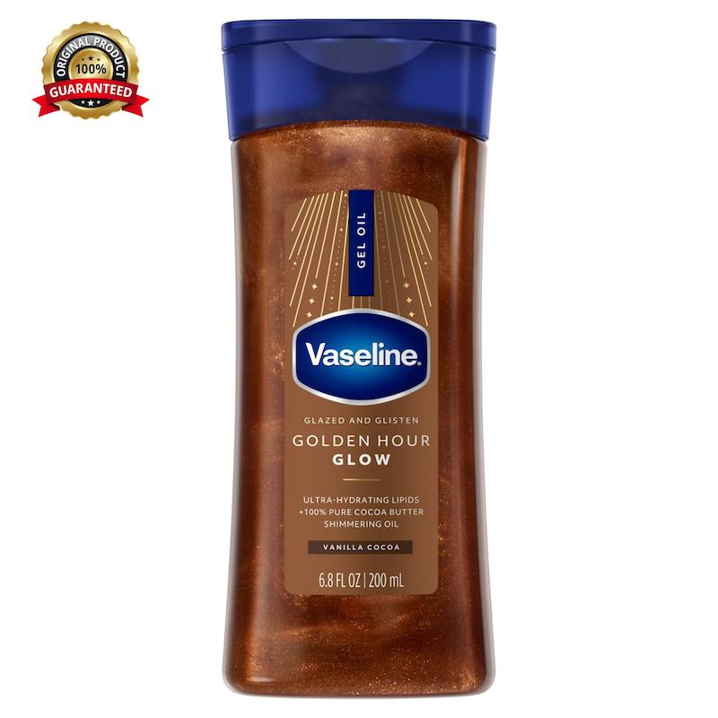 روغن بدن ژله ای شاین دار وازلین Vaseline حجم 200 میل