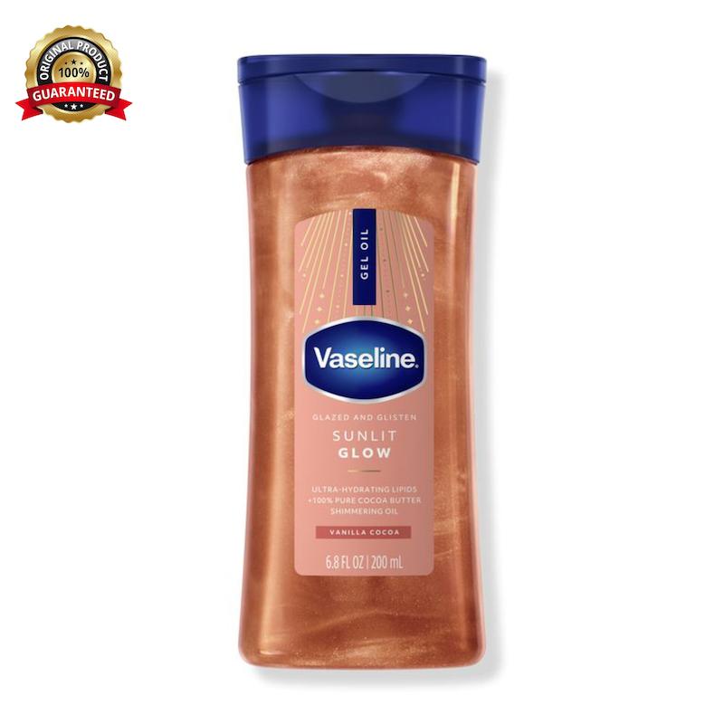 روغن بدن ژله ای شاین دار وازلین vaseline sunlit glow