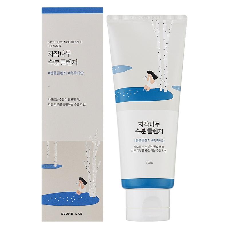  ژل شستشوی مرطوب کننده راندلب Round Lab مدل Birch juice moisturizing 