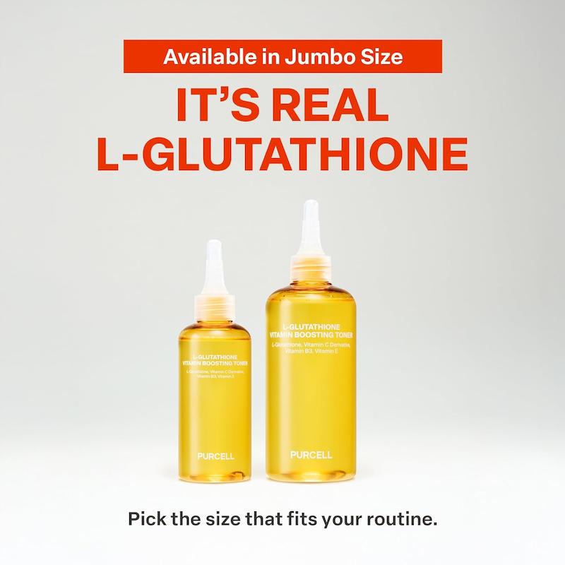 تونر گلوتاتیون روشن کننده پورسل PURCELL L-Glutathione Vitamin Boosting Toner