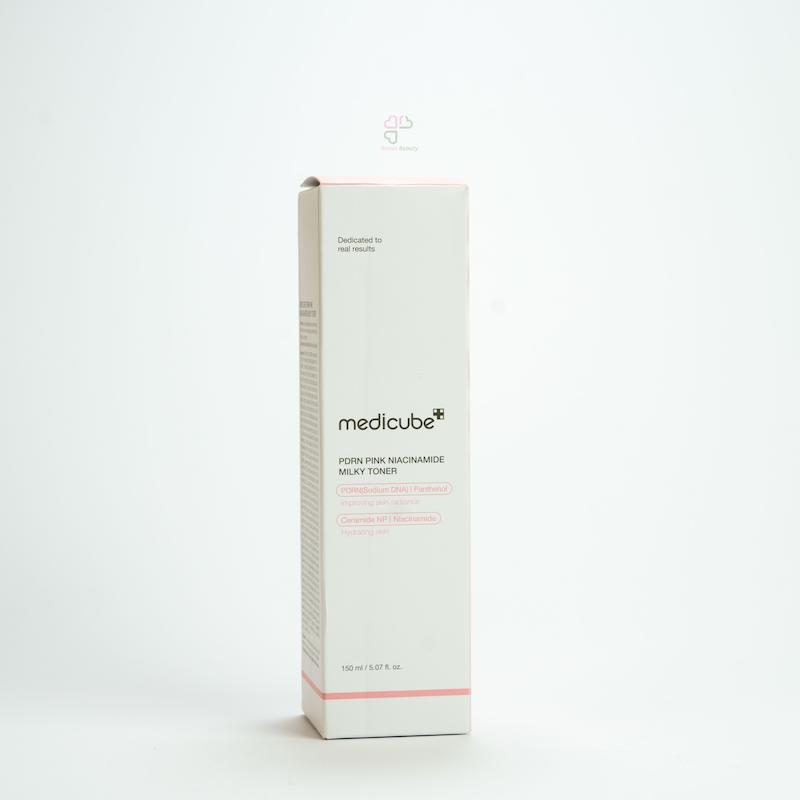 تونر شیری PDRN و نیاسینامید مدی کیوب ( pdrn pink niacinamide milky toner Medicube)