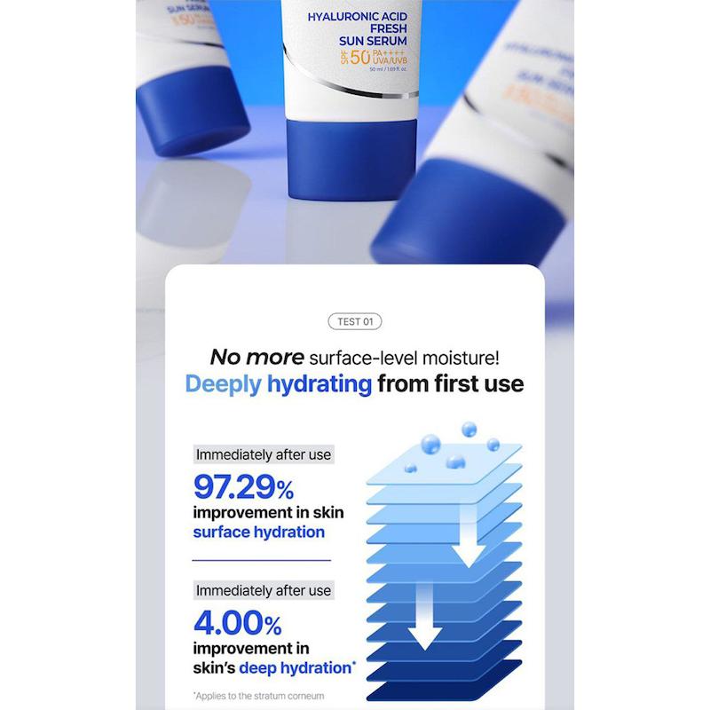  ضدآفتاب هیالورونیک ایزنتری FRESH SPF50 