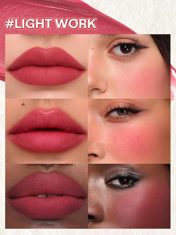 رژگونه و رژلب مخملی شیگلم | SHEGLAM Air Plush Lip & Cheek