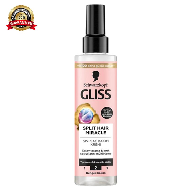 اسپری دوفاز مغذی و محافظ حرارتی گلیس (۲۳۰°C) مدل میراکل  Miracle Express Repair Conditioner 