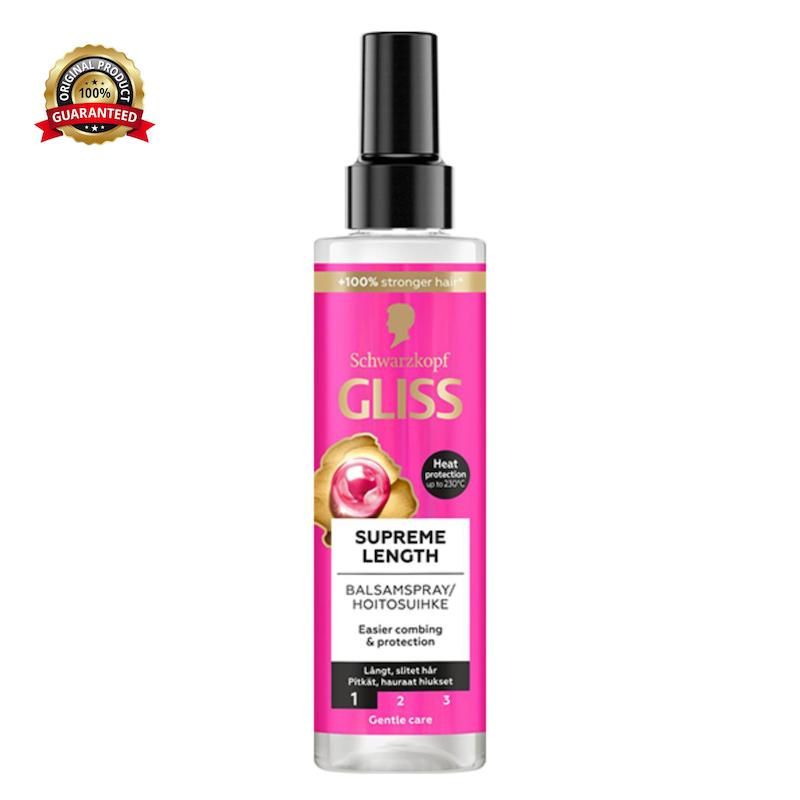 اسپری دوفاز مغذی و محافظ حرارتی گلیس (۲۳۰°C) مدل  Supreme Length 