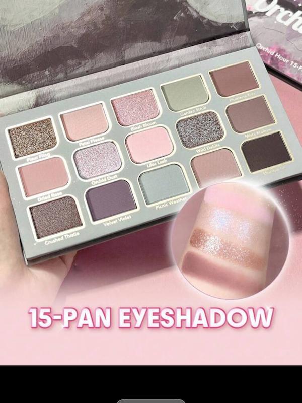 پالت سایه ۱۵ رنگ ساعت ارکیده شیگلم Orchid Hour 15-Pan Palette (Sheglam)