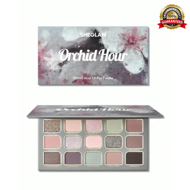 پالت سایه ۱۵ رنگ ساعت ارکیده شیگلم Orchid Hour 15-Pan Palette (Sheglam)