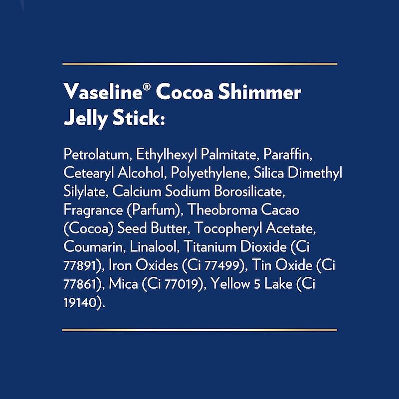 استیک ژل شیمر وازلین مدل Cocoa Shimmer 