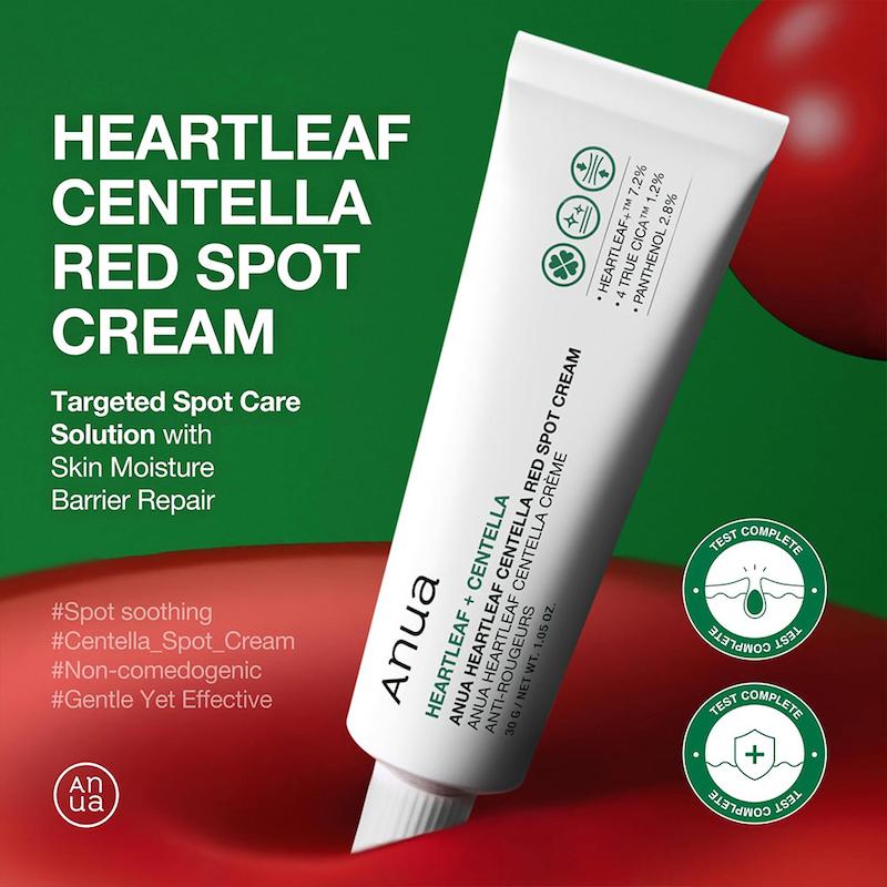 کرم ضد جوش و تسکین‌دهنده آنوا ۳۰ گرم ANUA Azelaic Acid 10 Hyaluron Redness Soothing Serum / Acne Care Cream 30g