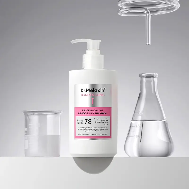 شامپو ترمیم کننده و تقویت کننده دکتر ملاکسین Dr.Melaxin مدل Bondex Protein Bonding Remodeling Shampoo حجم 400 میل