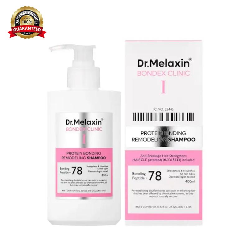 شامپو ترمیم کننده و تقویت کننده دکتر ملاکسین Dr.Melaxin مدل Bondex Protein Bonding Remodeling Shampoo حجم 400 میل