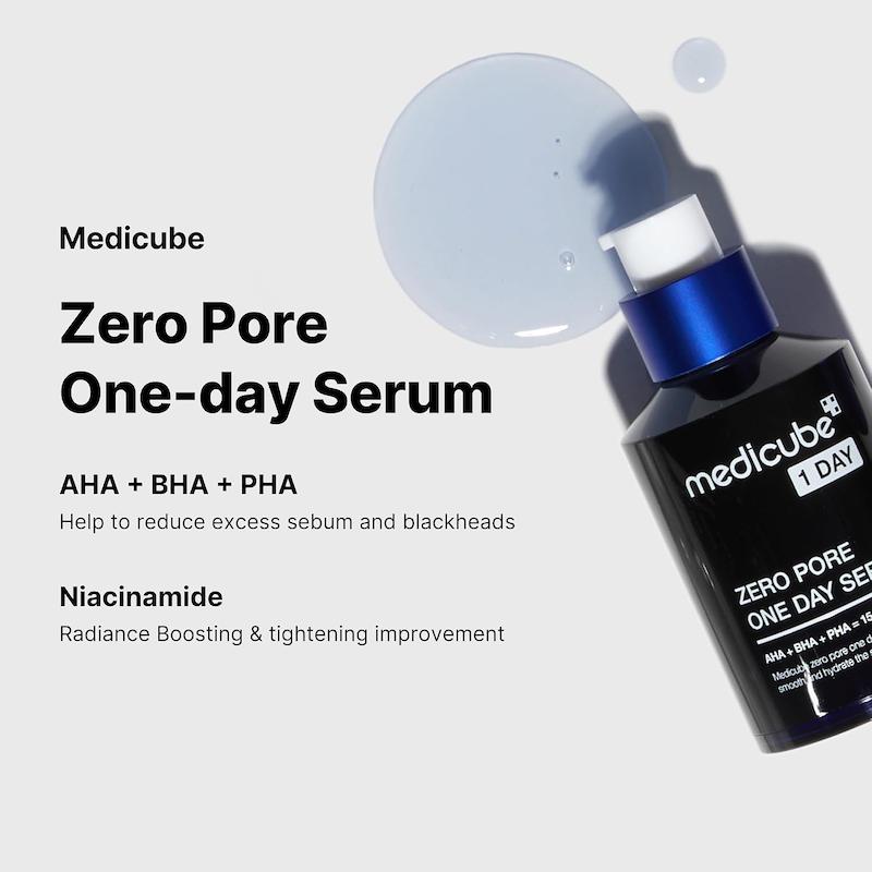سرم جمع کننده منافذ و لایه بردار مدی کیوب ZERO PORE حجم 30 میل ( با تاریخ محدود)