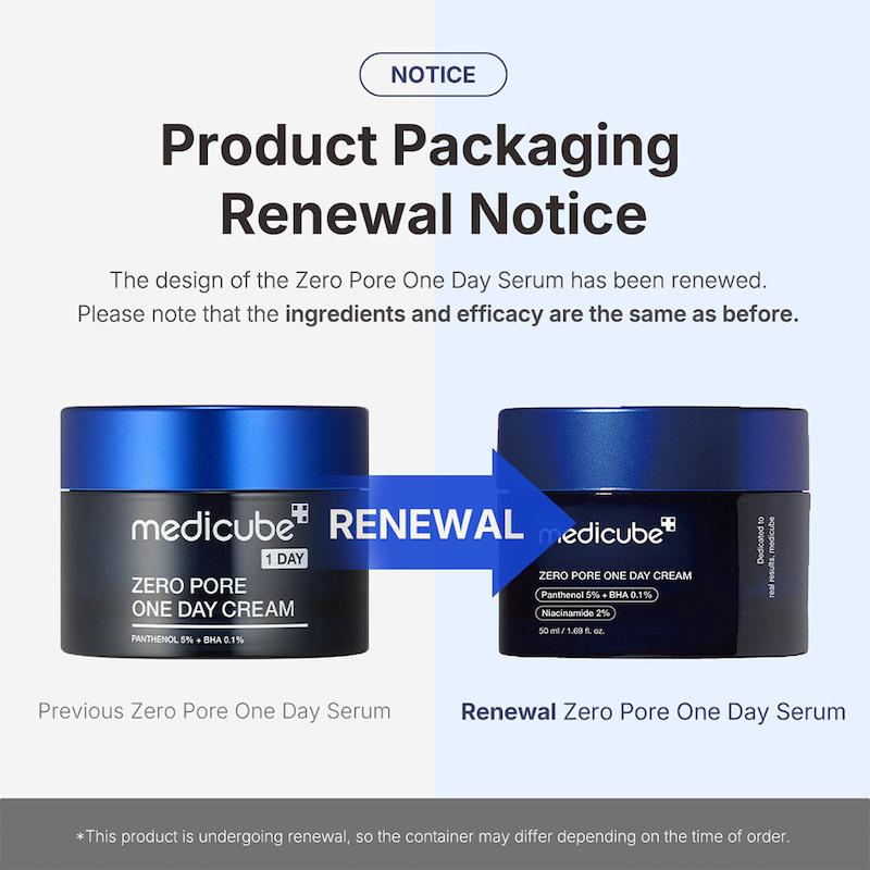  کرم کوچک کننده منافذ مدی‌کیوب Medicube Zero Pore One-Day Cream 
