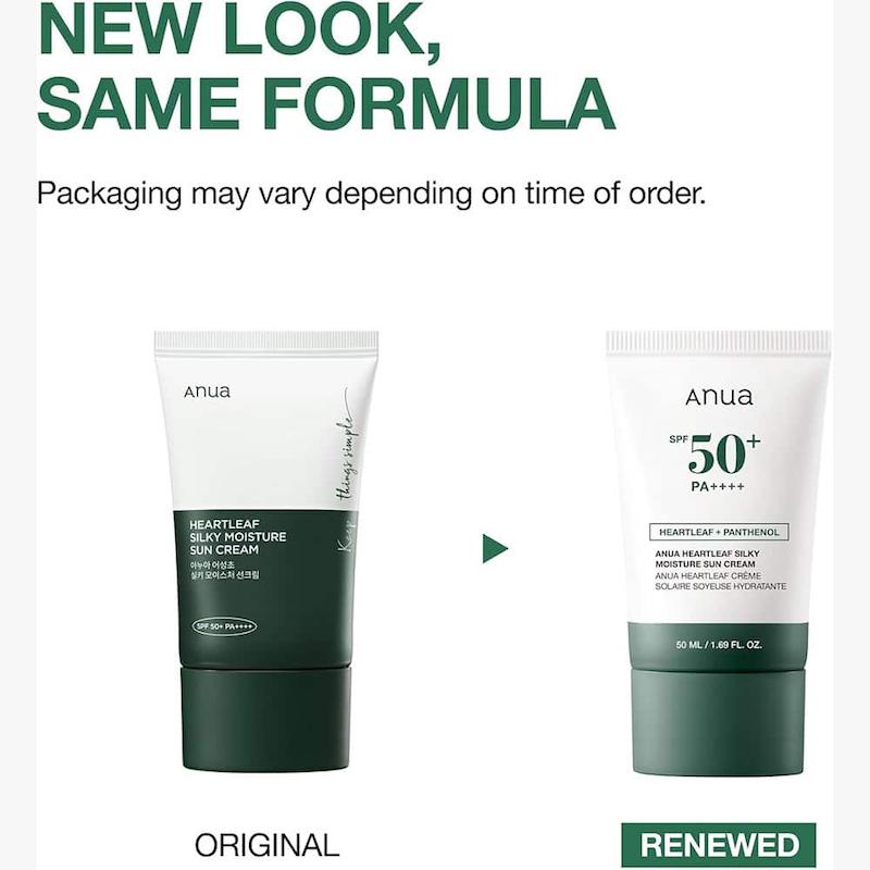 ضدآفتاب پنتنول آنوا Anua Heartleaf + Panthenol Spf 50