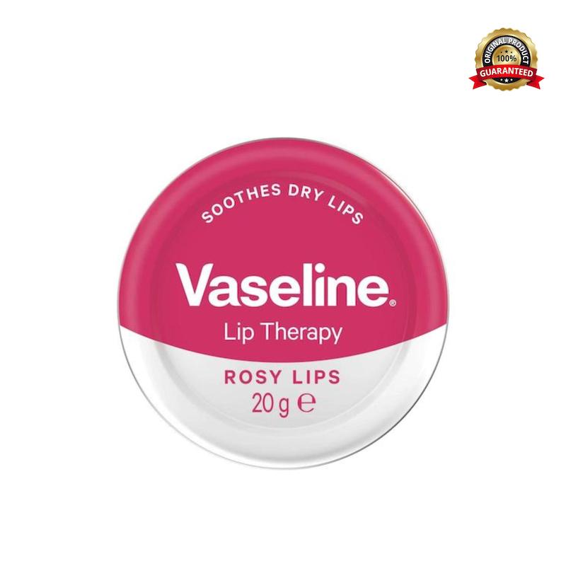 بالم لب فلزی وازلین VASELINE با عصاره گل رز حجم 20 گرم