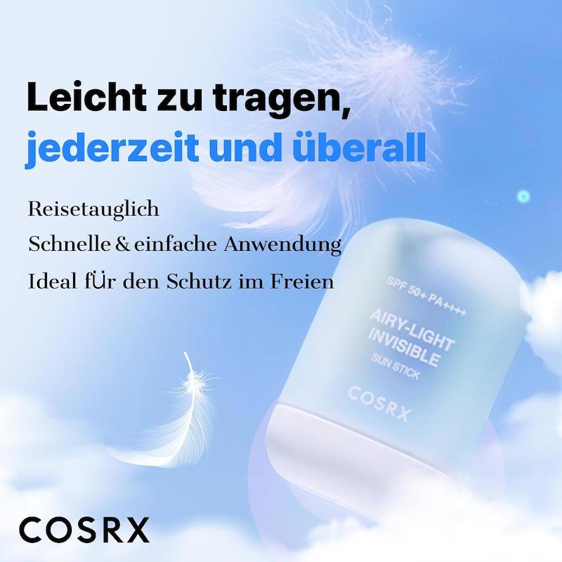 ضدآفتاب استیکی بدون رنگ کوزارکس Airy Light SPF50