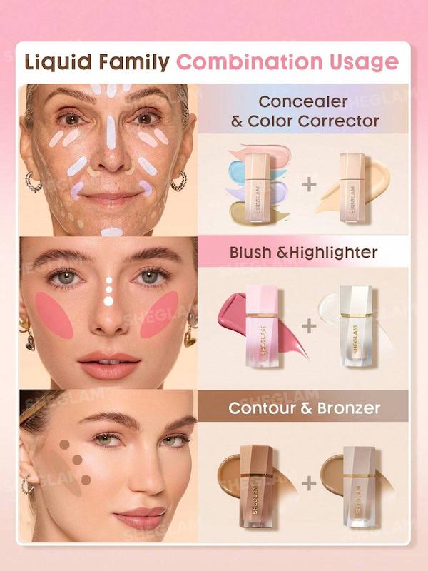 کانسیلر فول کاور و ضدچروک شیگلم (Hideaway Full-Coverage Concealer Sheglam)
