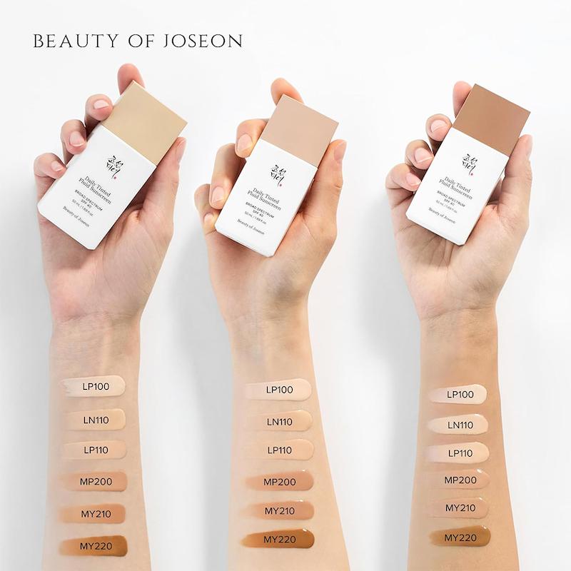 تینت ضدآفتاب فلوئیدی رنگی بیوتی آف جوسان Beauty of Joseon Daily Tinted Fluid Sunscreen SPF50+