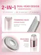 شیور دوکاره صورت و بدن بانوان شیگلم SHEGLAM Smooth Moves Dual-Head Electric Bikini Trimmer