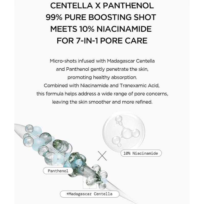 آمپول ضدلک و کنترل کننده منافذ نیاسینامید 10% اسکین 1004 - SKIN1004 Madagascar Centella Tone Brightening Capsule Ampoule / Niacinamide 10%