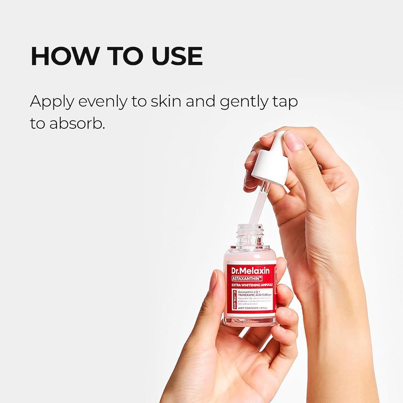 آمپول ضدلک و روشن کننده آستاگزانتین دکتر ملاکسین Dr.Melaxin Astaxanthin Whitening Ampoule