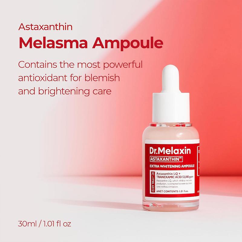 آمپول ضدلک و روشن کننده آستاگزانتین دکتر ملاکسین Dr.Melaxin Astaxanthin Whitening Ampoule