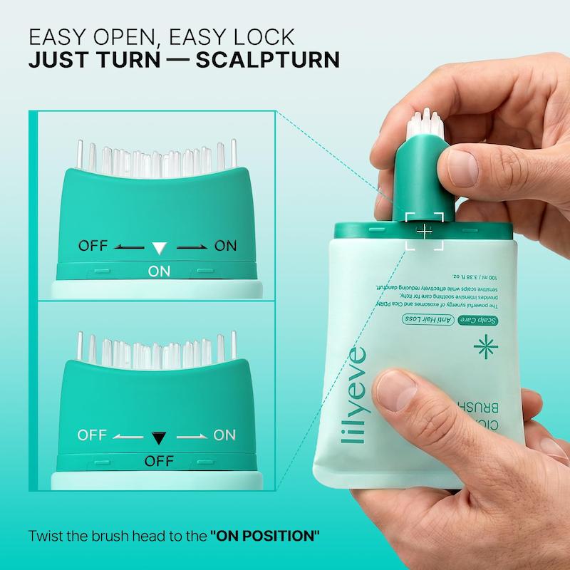 سرم اسکالپ محرک رشد و احیا PDRN مو لیلیوئه lilyeve SCALPTURN Cica PDRN Scalp Serum