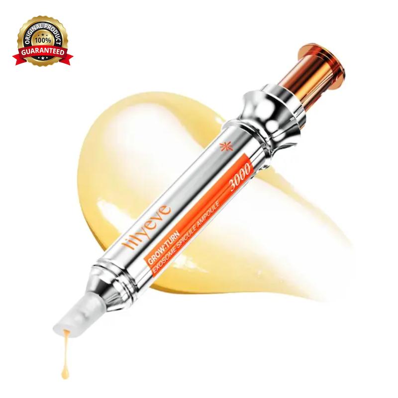 اسکالپ اگزوزوم تقویت کننده و رشد فوری مو لیلیوئه lilyeve GROWTURN Exosome Spicule Ampoule 3000