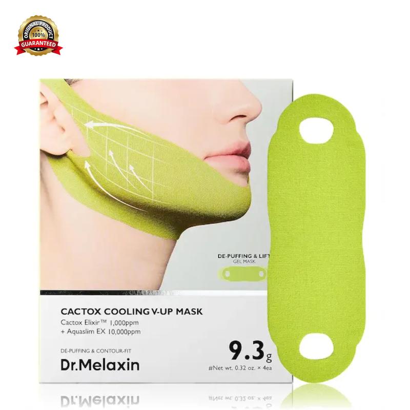 پک ماسک لیفت و خنک کننده فک و غبغب دکتر ملاکسین Dr.Melaxin Cactox Cooling V-UP Mask Set